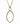 MILLA Long halsband Guld