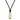 BENJAMIN Leather halsband Guld
