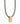 TIM Leather halsband Guld