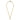 LISANNA Guld CRYSTAL Halsband