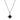RIMINI Silver BLACK Halsband