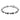 TERESIA Silver BLACK / CRYSTAL Armband