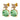 NICOLA Guld LIGHT GREEN/GOLDEN