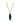 TAKESHI EMERALD GREEN Halsband Guld