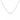 Diamond Sky fall Halsband Silver