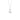Leaf single halsband silver