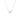 Loving heart medium single halsband silver