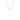 Morning Dew petite halsband silver