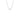 Morning Dew petite halsband silver