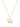 Peace Large Halsband (guld) 42 cm