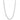 Silverhalsband Oxiderat flätat 50+5cm