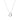 Ocean small single halsband silver