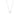Orbit drop halsband silver