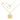 L'amour chunky chain halsband Guld