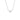 Stardust drop polished halsband silver