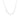 RIMINI halsband Vita Zirkonia (silver)