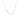 RIMINI halsband Vita Zirkonia (silver)