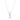 Ellisse Carezza Uno - med vita zirkoner Halsband