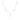 BELLUNO PICCOLO halsband vita Zirkoner (silver)