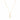 CAPIZZI PICCOLO Halsband Vita Zirkoner Guld