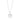 ZODIACO ARIES halsband vita Zirkoner (silver) 45 cm