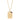 FOLLINA PIANURA QUADRATO halsband (guld)