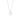 FOLLINA STELLA halsband vita Zirkoner (silver) 38-45 cm