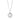 FOLLINA halsband vita Zirkoner (silver)