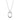 CAPRI DUE halsband vita Zirkoner (silver) 45-60 cm
