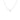 Stella Nova drop halsband silver