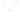 Stella Nova drop halsband silver