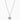 Crazy Diamond Heart Halsband Silver