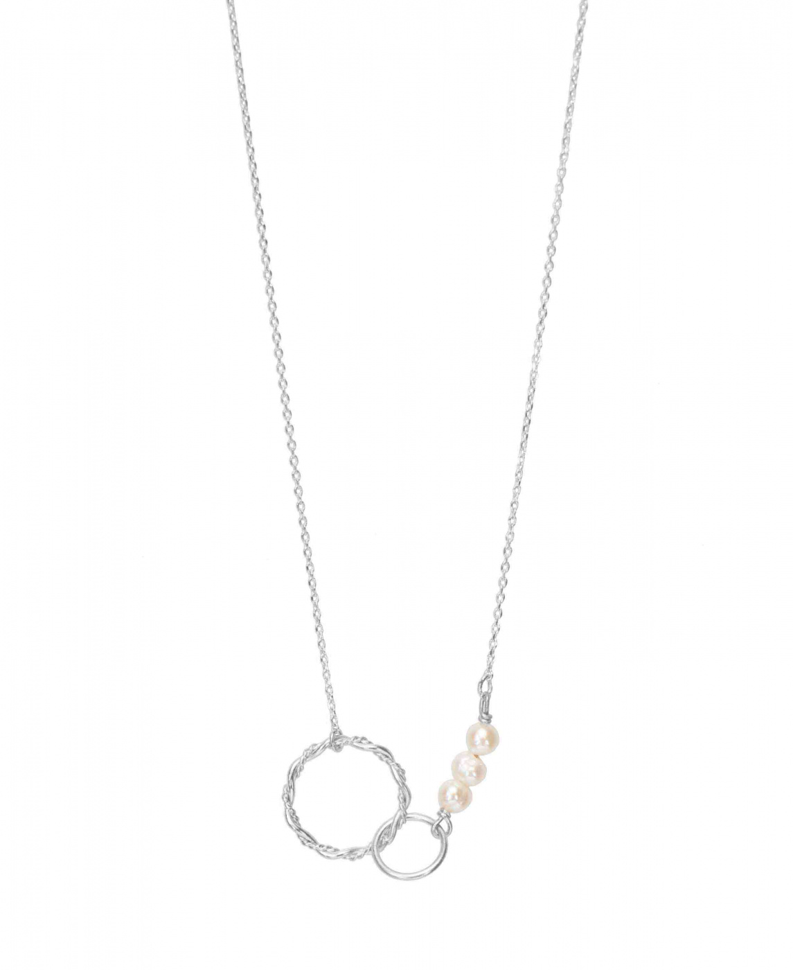 Classic Halsband Silver 42 cm