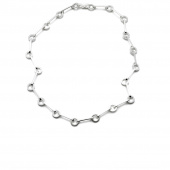 Ring Chain Halsband Silver
