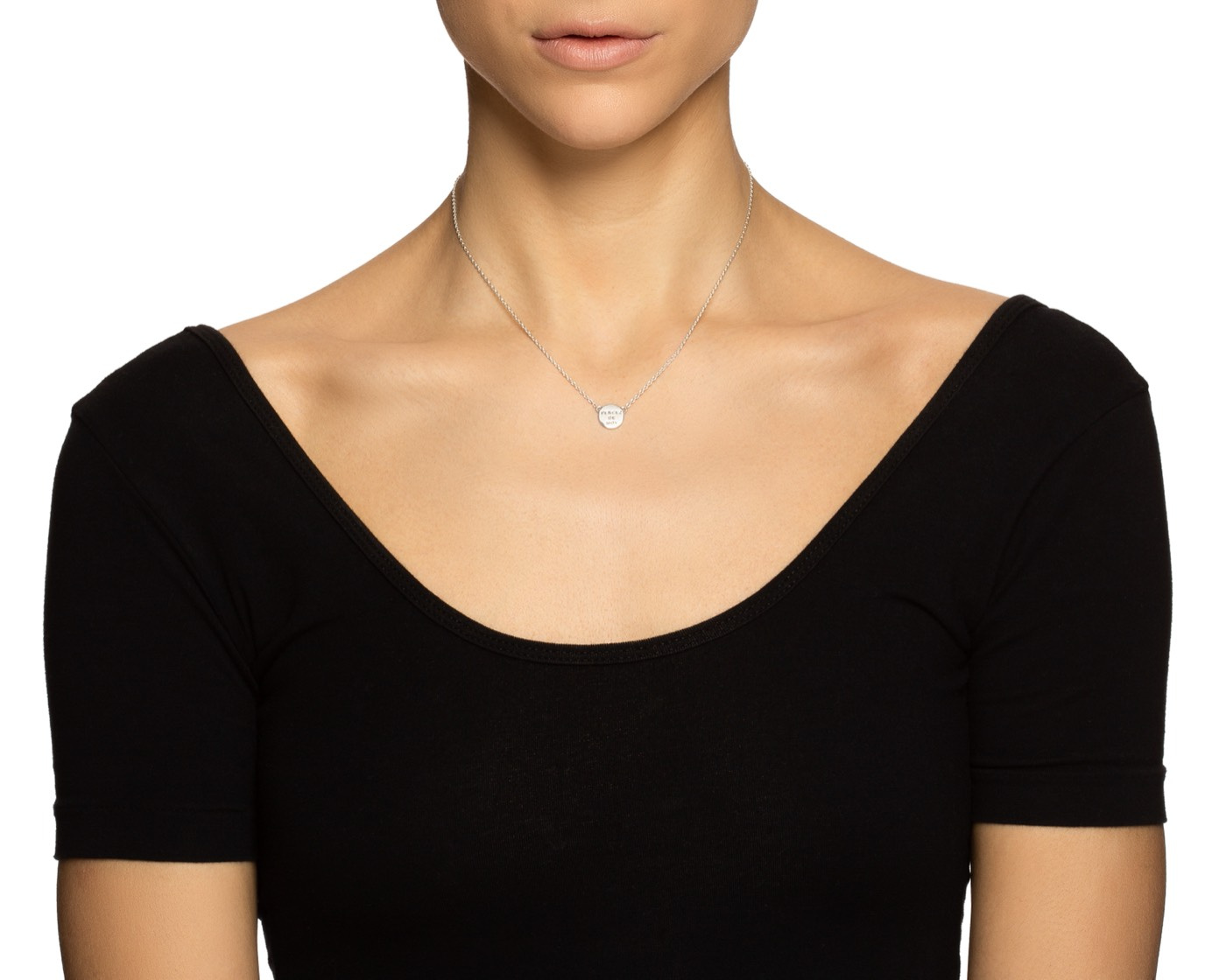 Mini Pencez De Moy Halsband Silver 42-45 cm