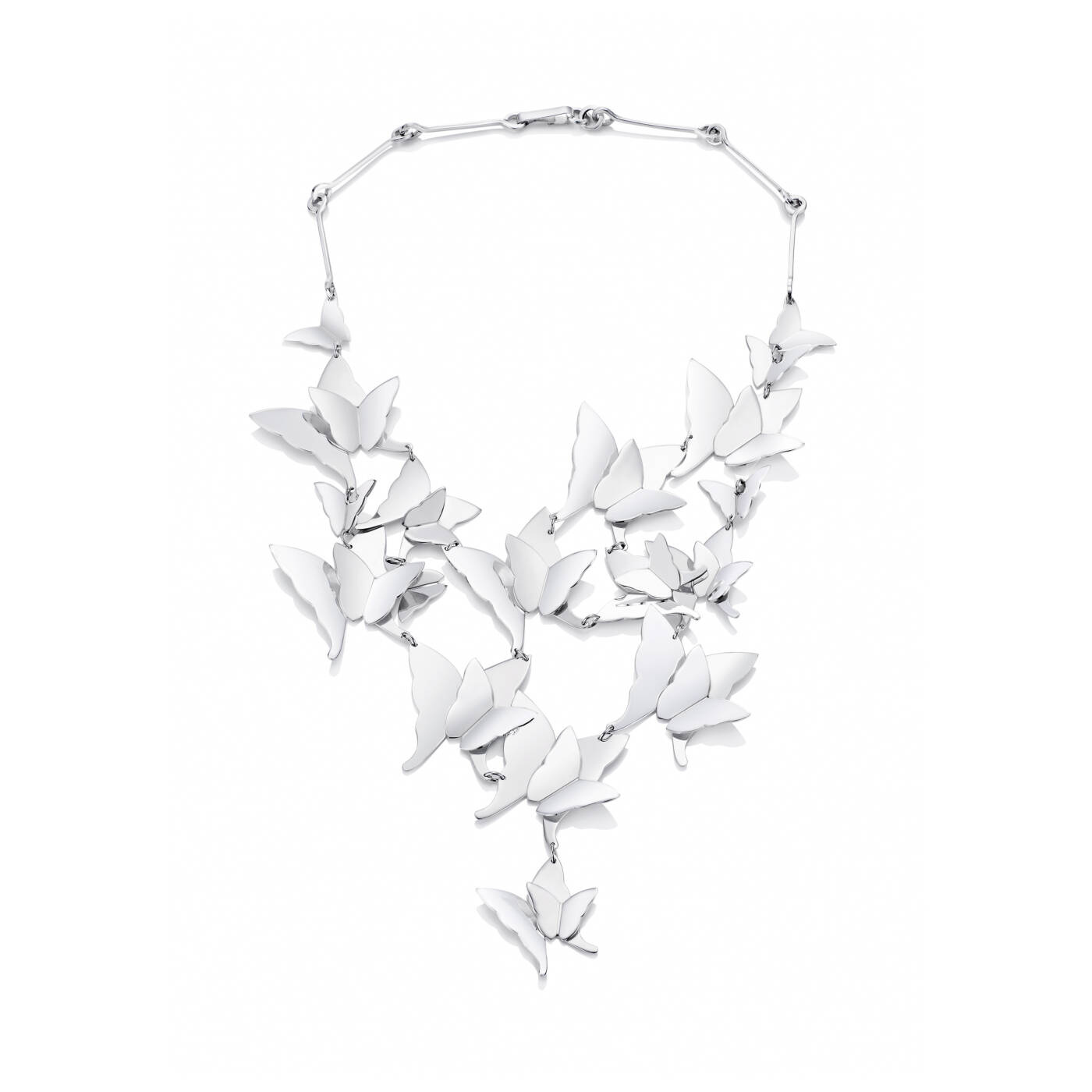 Miss Butterfly Heaven Collier Halsband Silver