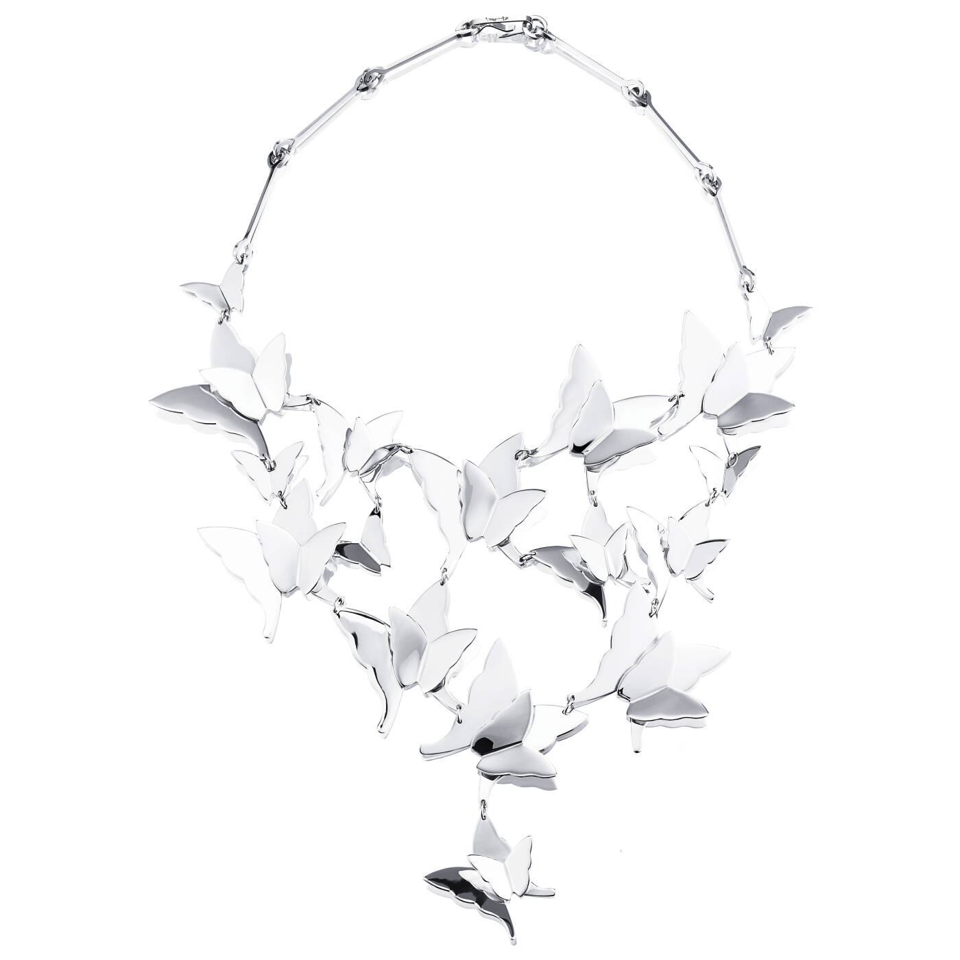 Miss Butterfly Heaven Collier Halsband Silver