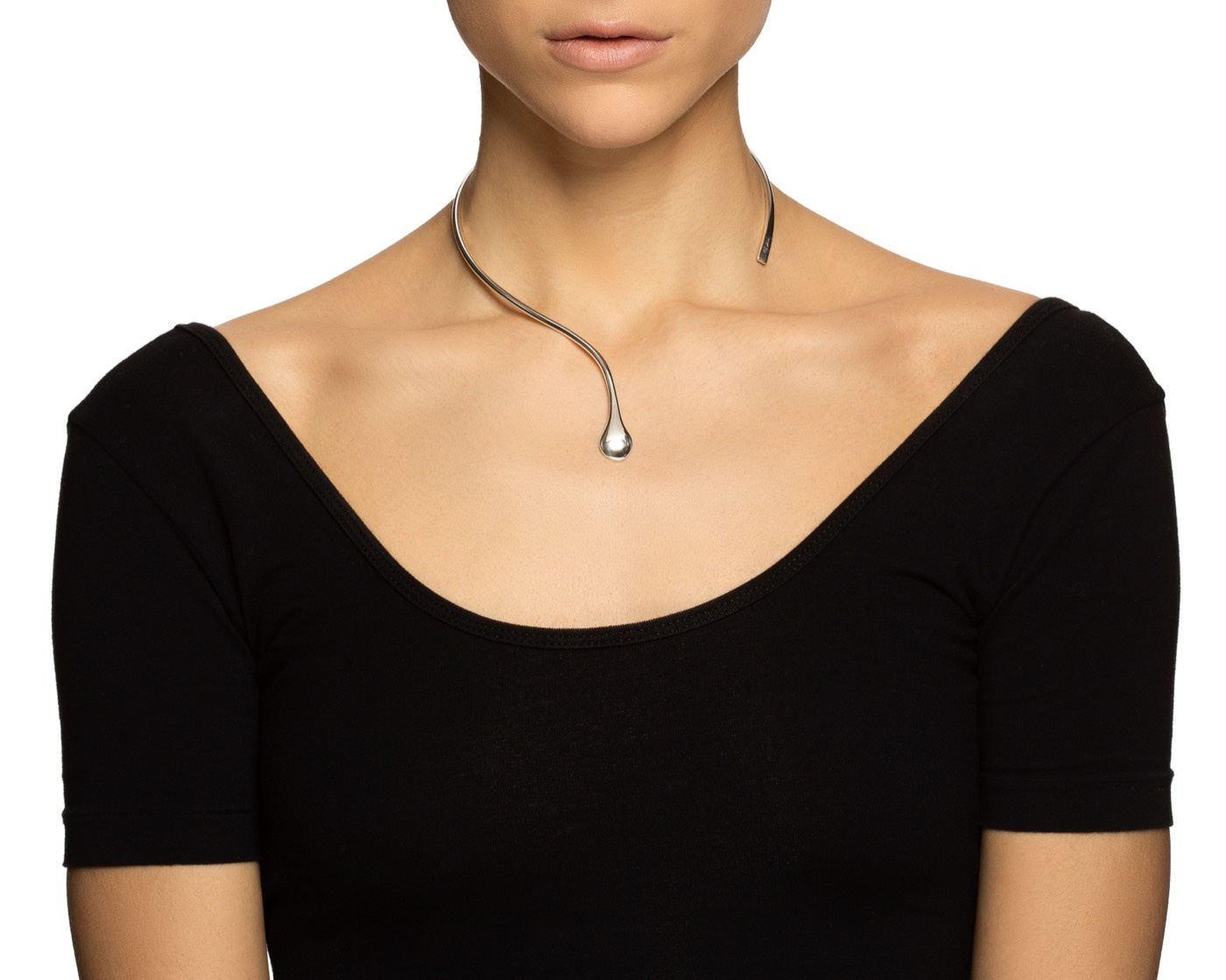 Soft Tear Halsband Silver