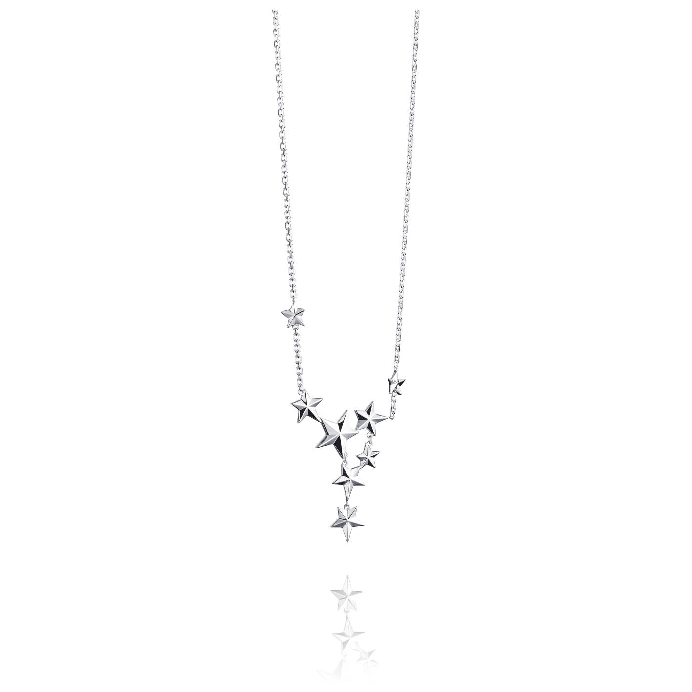 Catch A Falling Star Halsband Silver