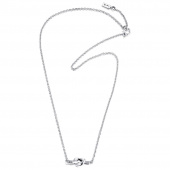 Love Knot Halsband Silver 42-45 cm