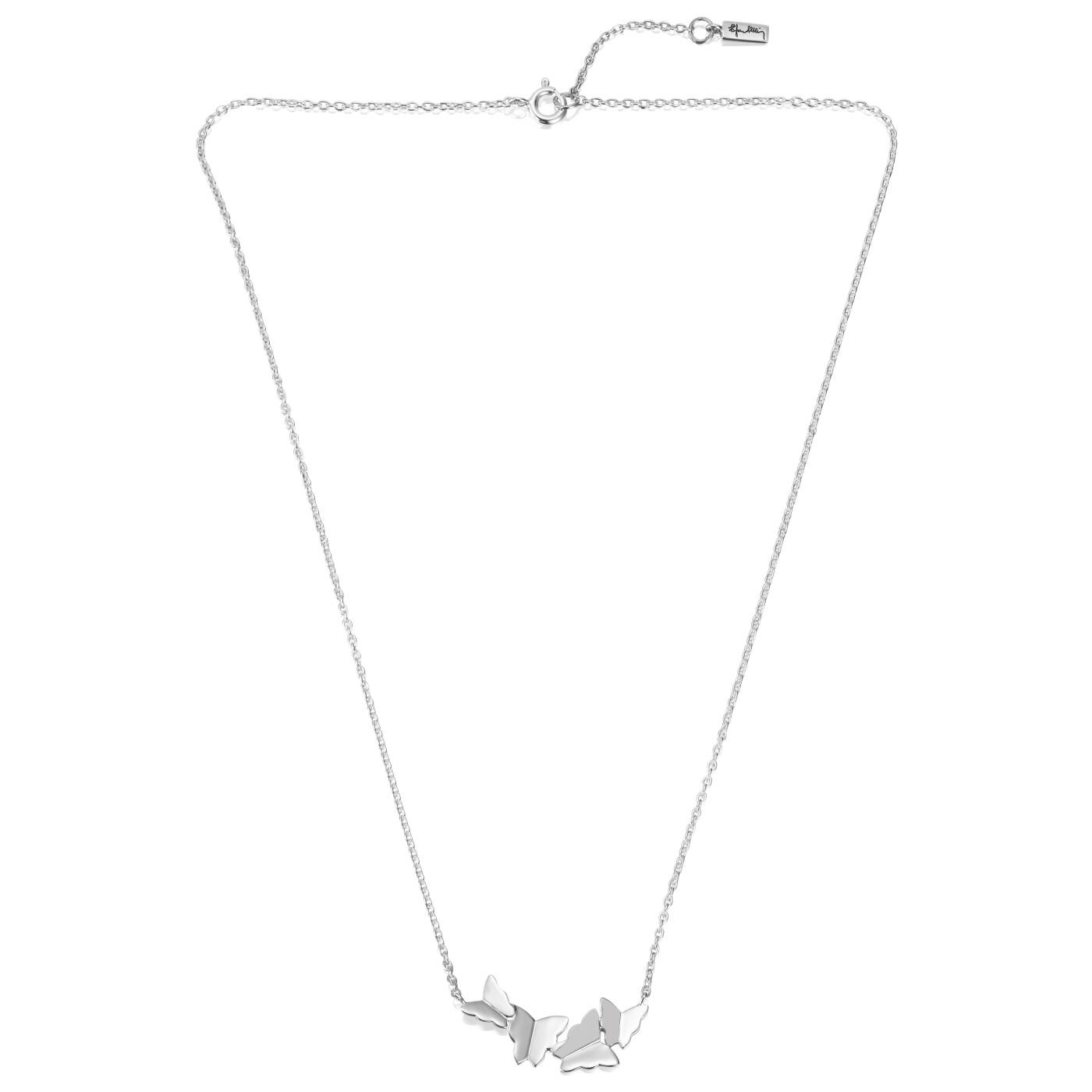 Little Miss Butterfly Air Halsband Silver
