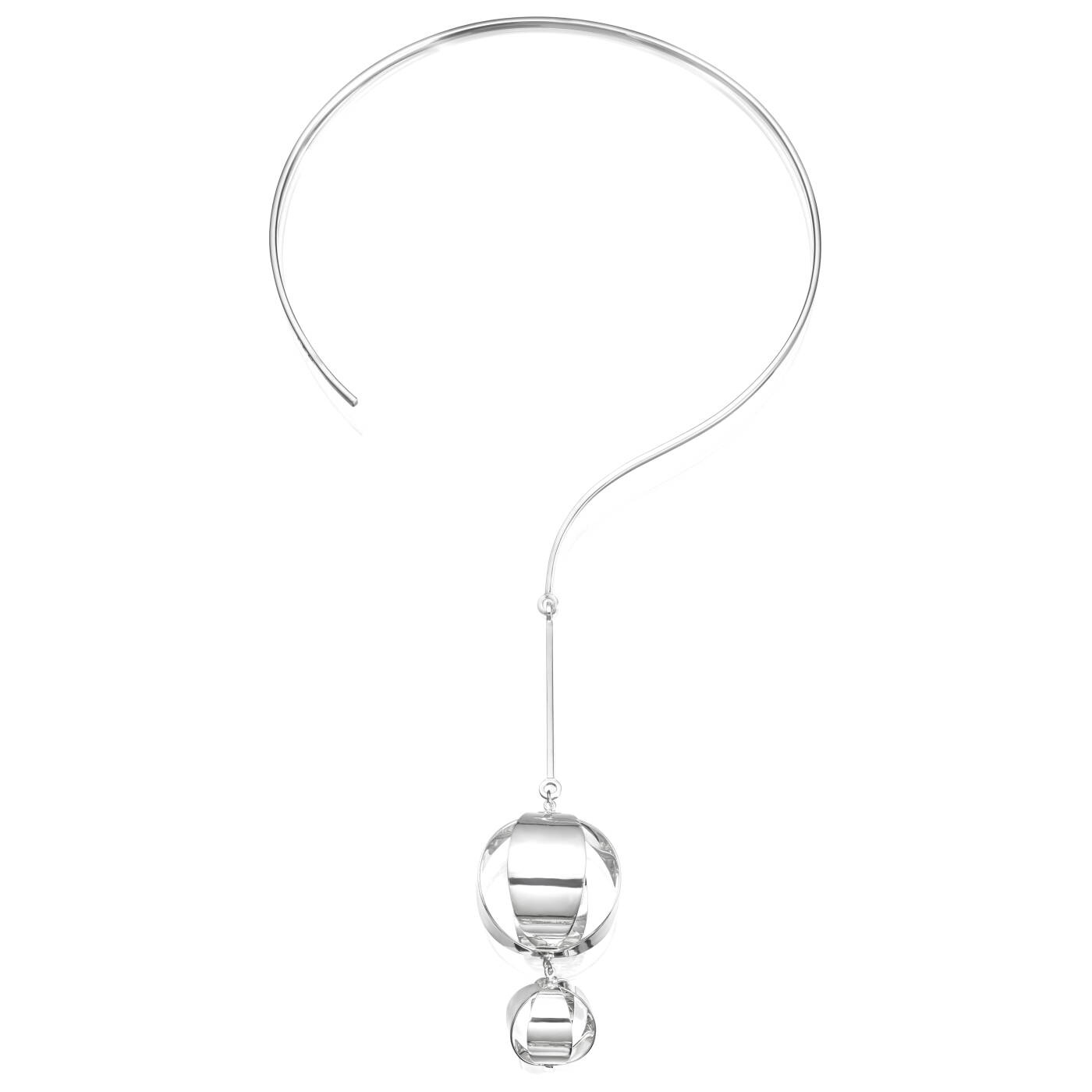 Balloons Collar Halsband Silver