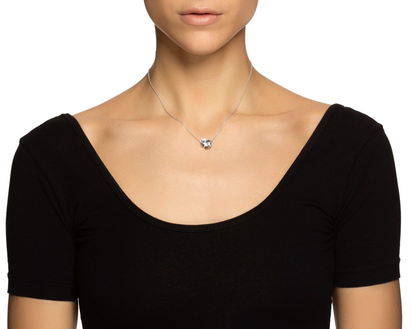 Violet Halsband Silver