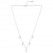 Love Beads Plain Halsband Silver 42-45 cm