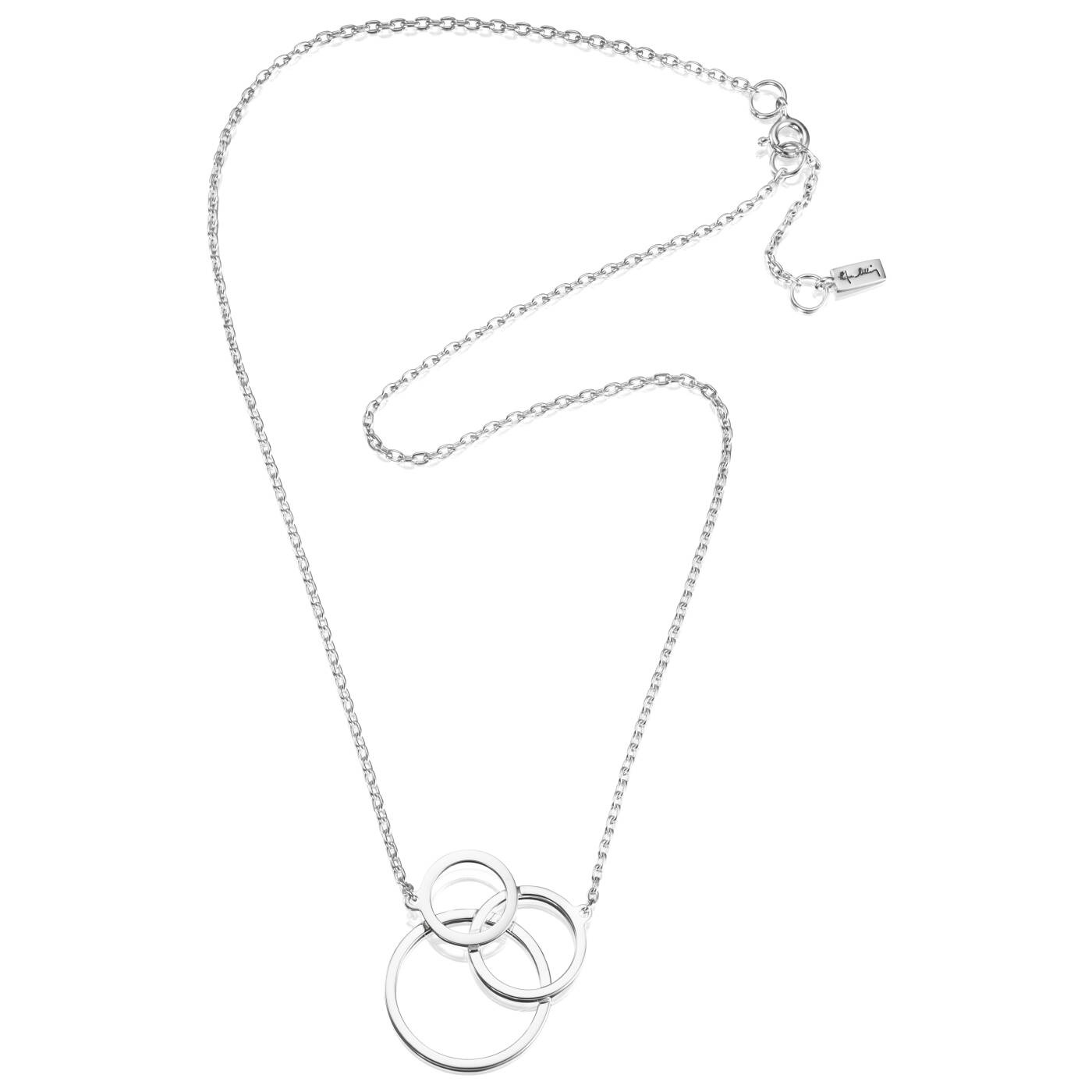 Bubbles Halsband Silver 42-45 cm