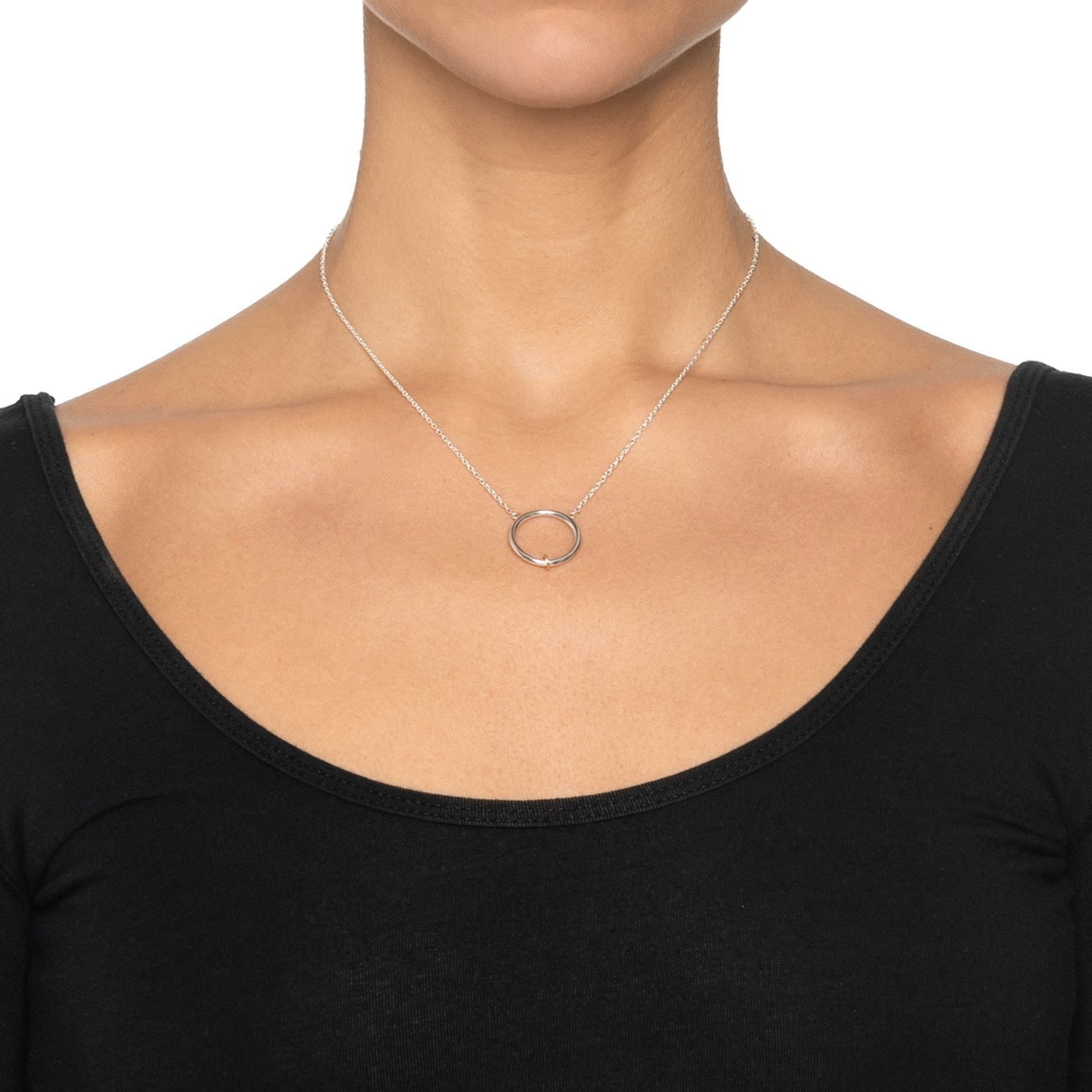 101 Halsband Silver 42-45 cm