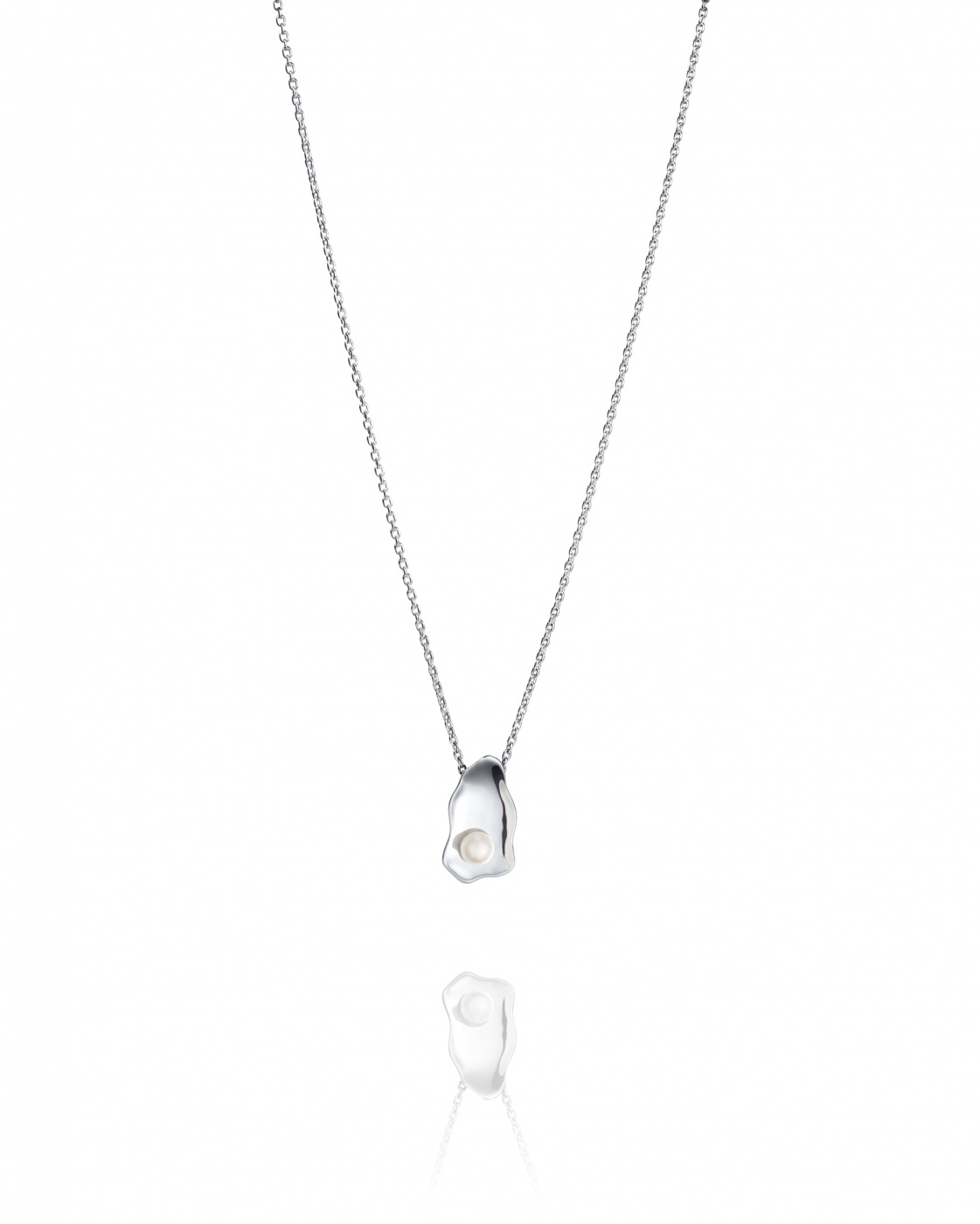 Oyster Halsband Silver