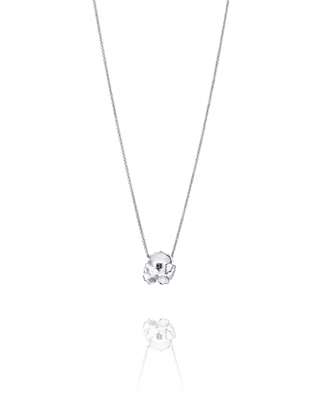 Anemone Halsband Silver