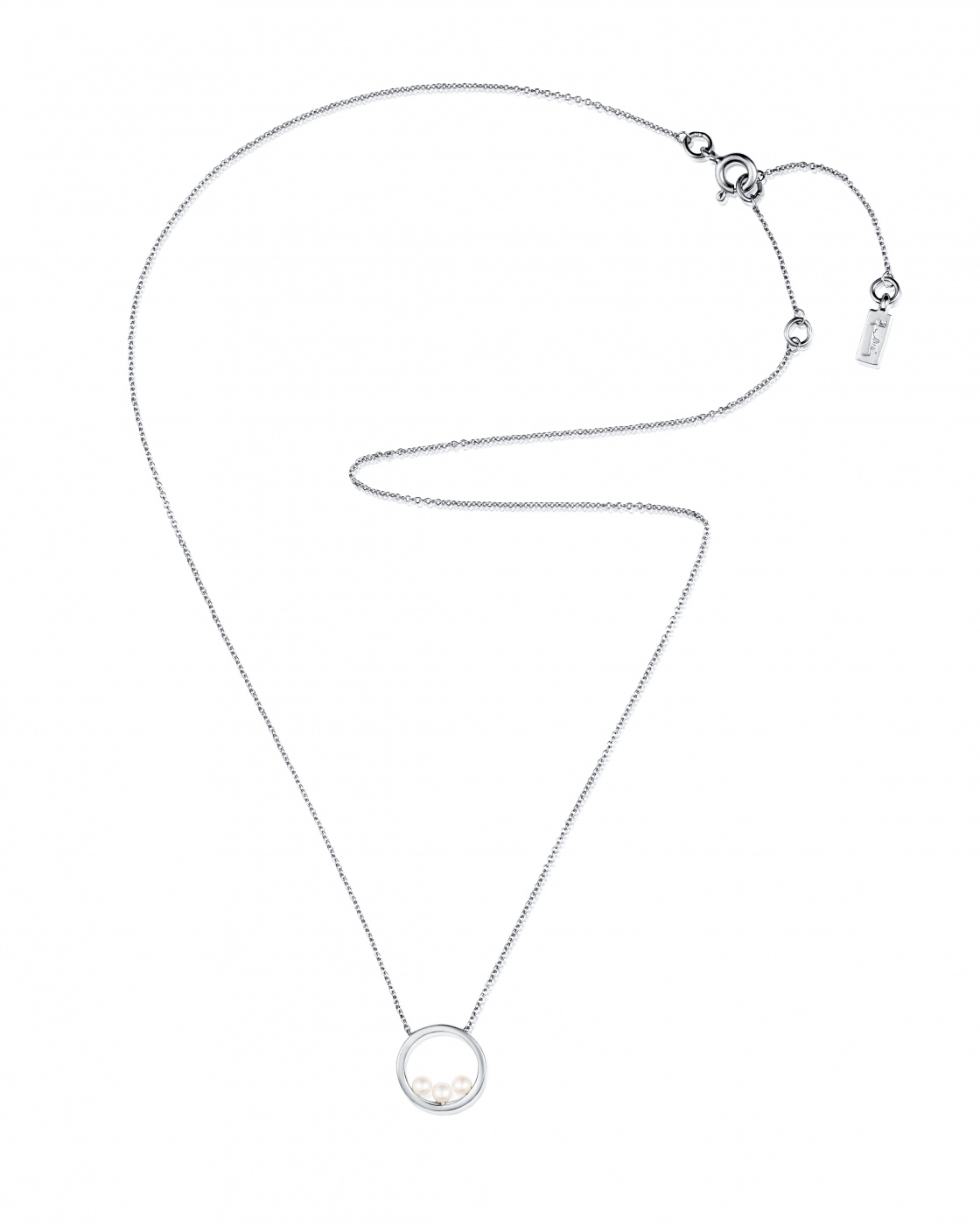 Little roller coaster Halsband Silver