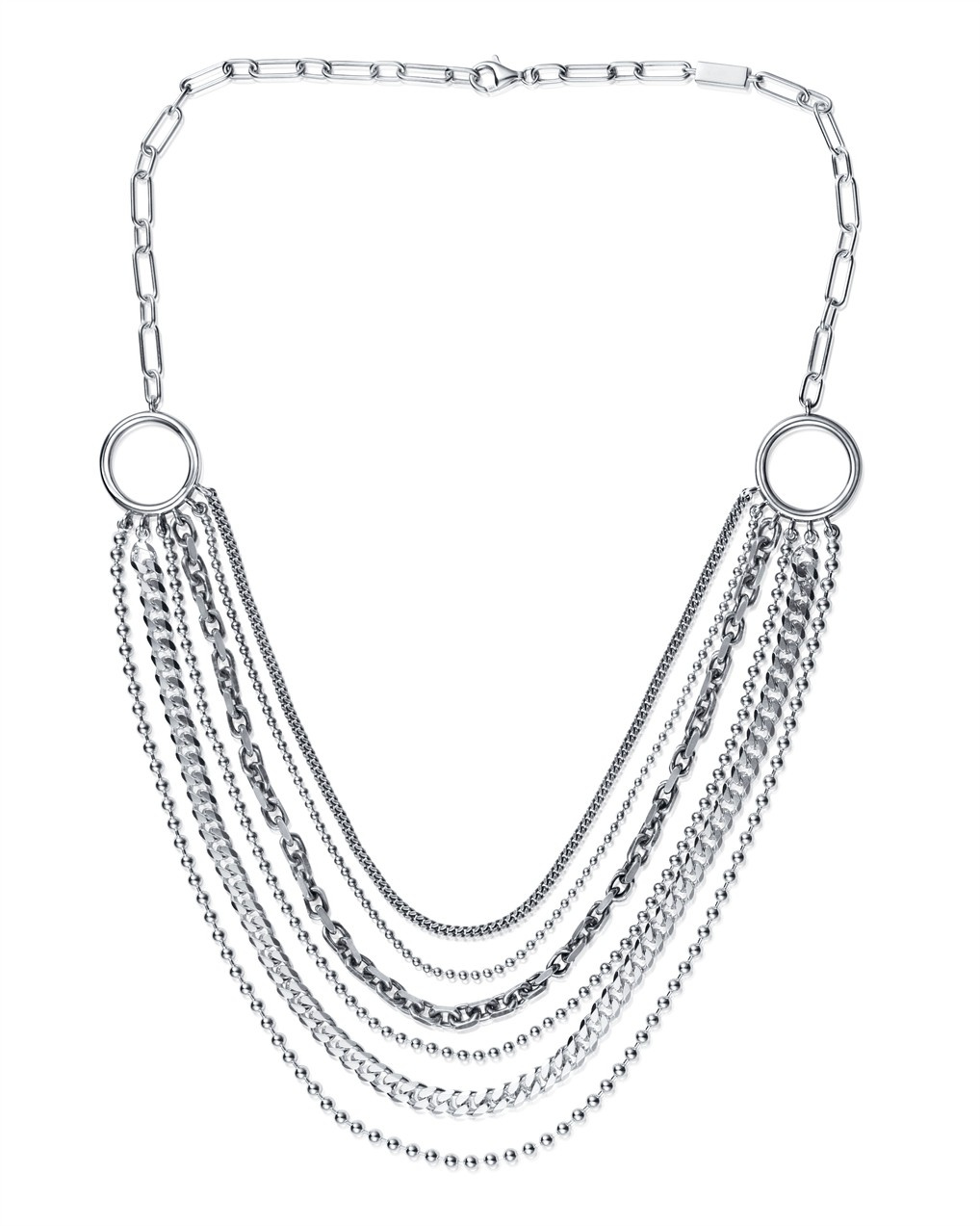 Freedom Chains Collier/Halsband Silver